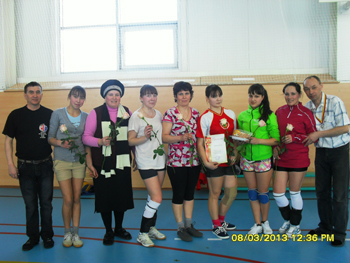 Cостоялось соревнование по волейболу среди молодежных женских команд, посвященный Международному женскому дню 